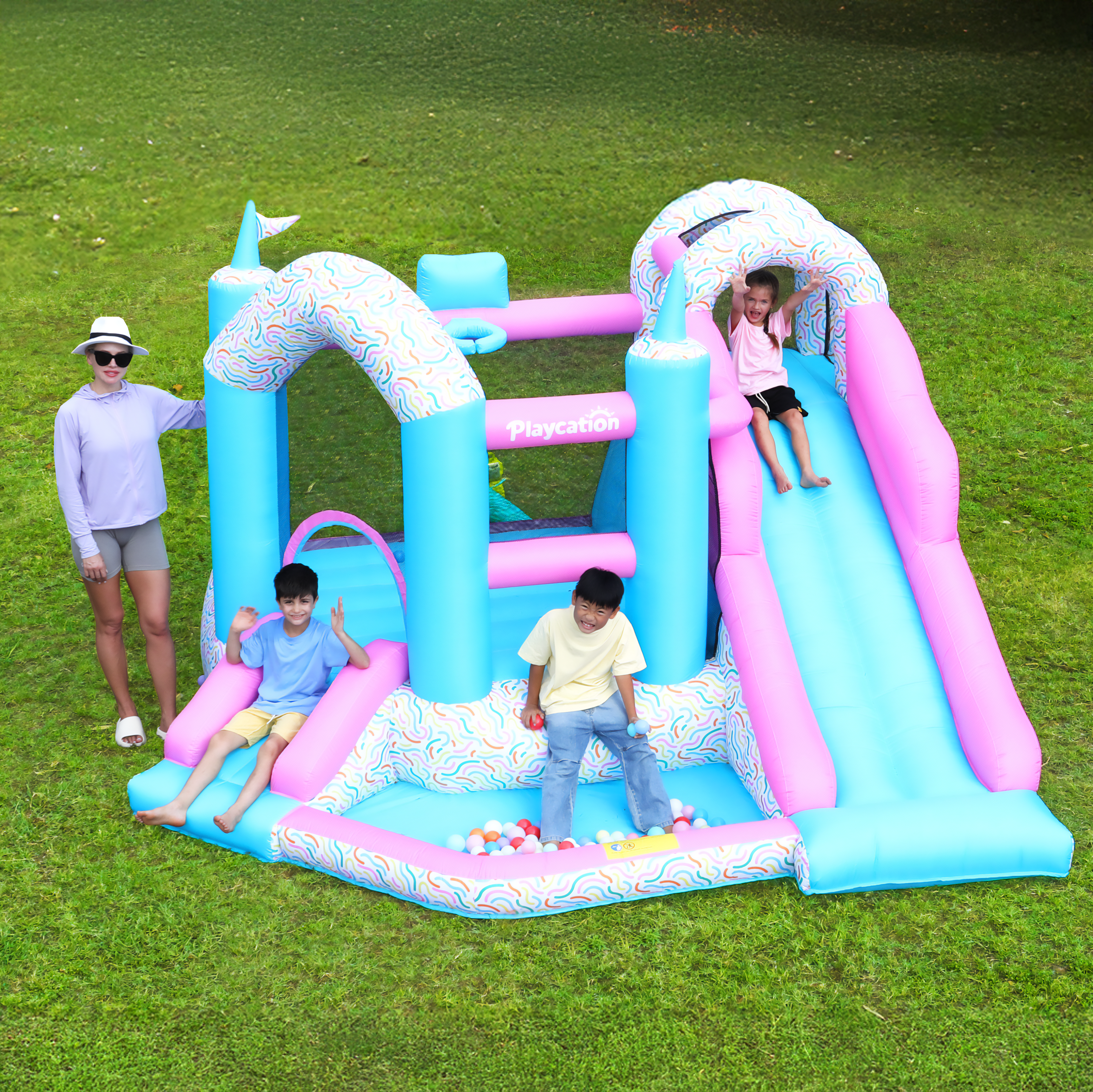 Bounce House with Slide