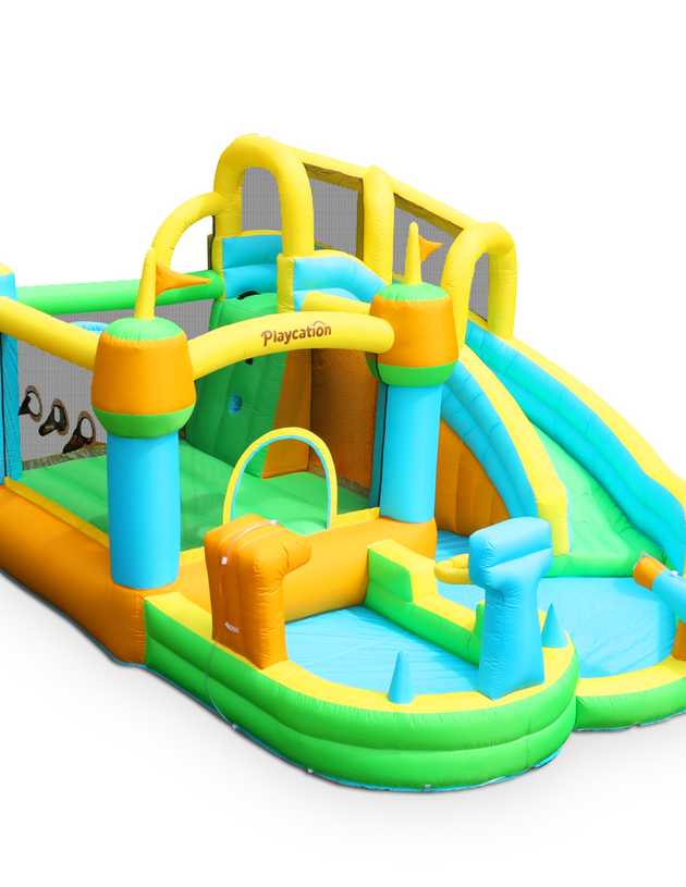 Water Bounce House with Slide