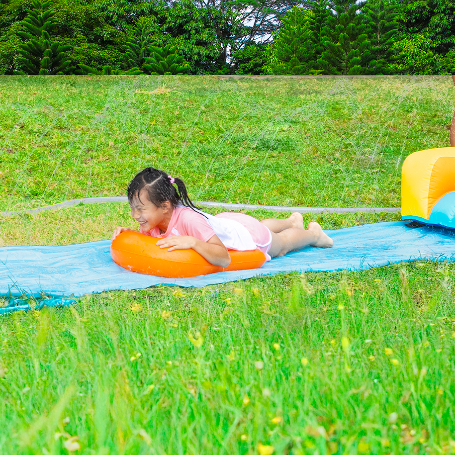 Water Bounce House with Long Slide