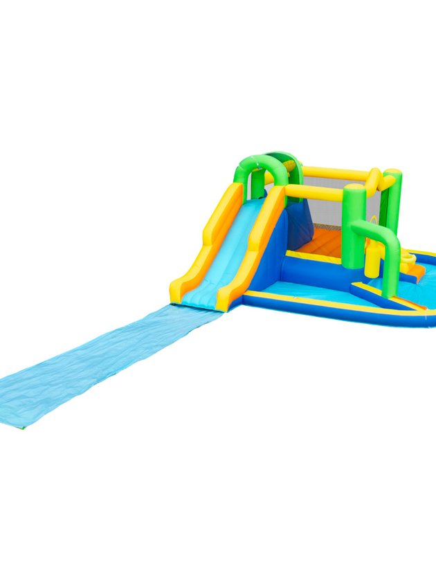 Water Bounce House with Long Slide