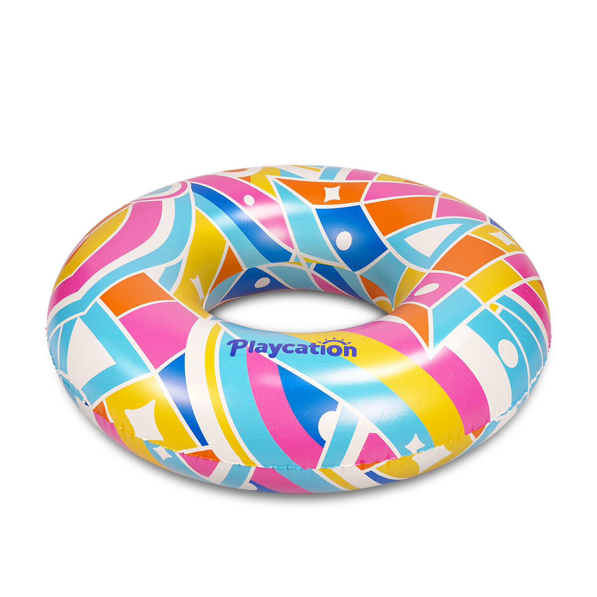 Geometric Pattern Pool Float Ring