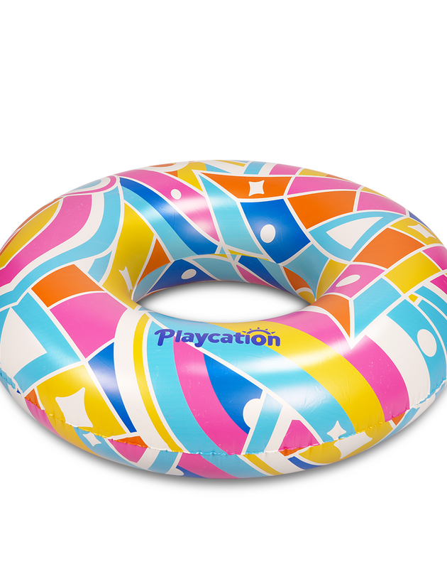 Geometric Pattern Pool Float Ring