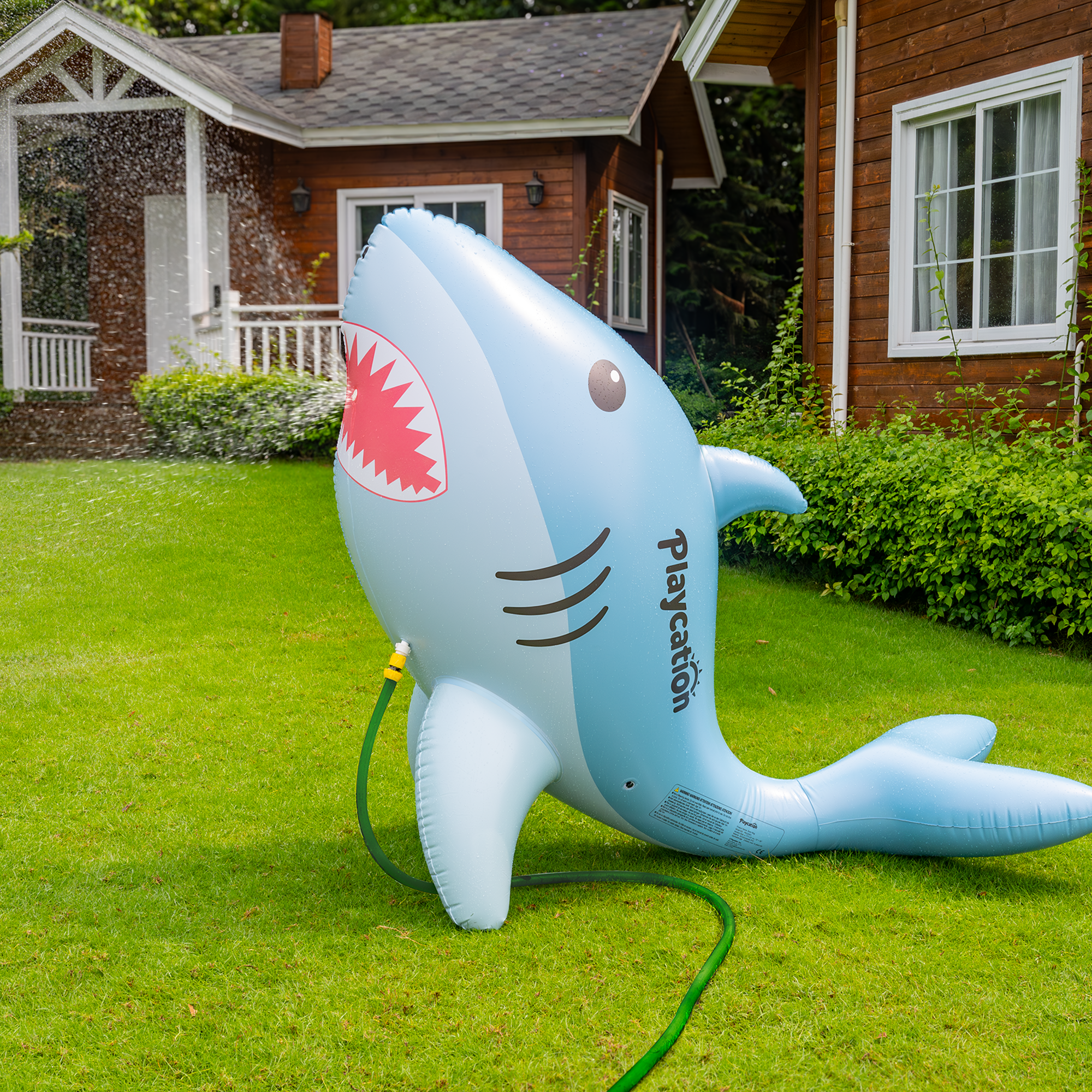 Giant Inflatable Shark Sprinkler
