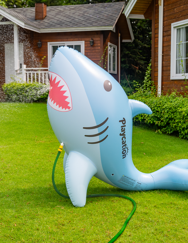 Giant Inflatable Shark Sprinkler