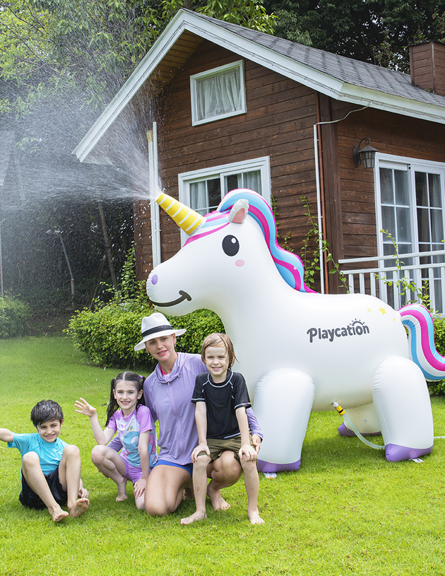 Inflatable Unicorn Sprinkler