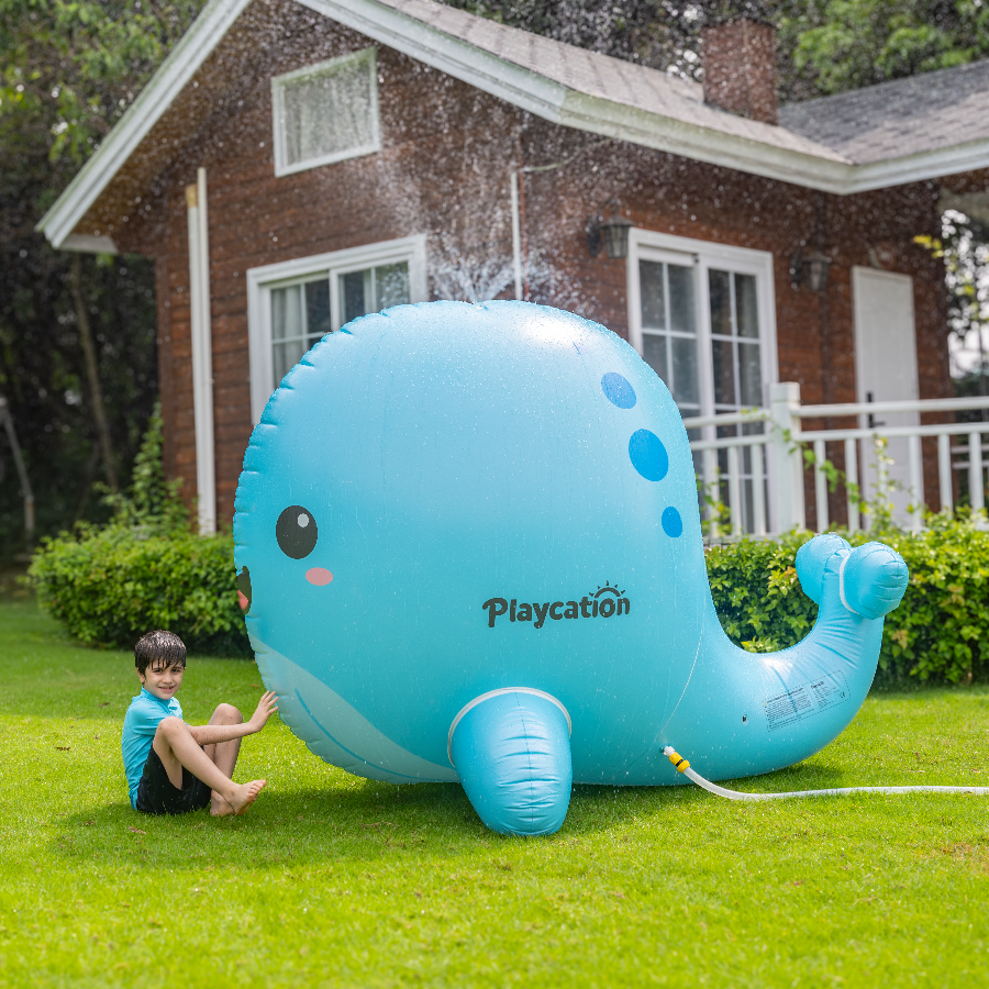 Inflatable Whale Sprinkler